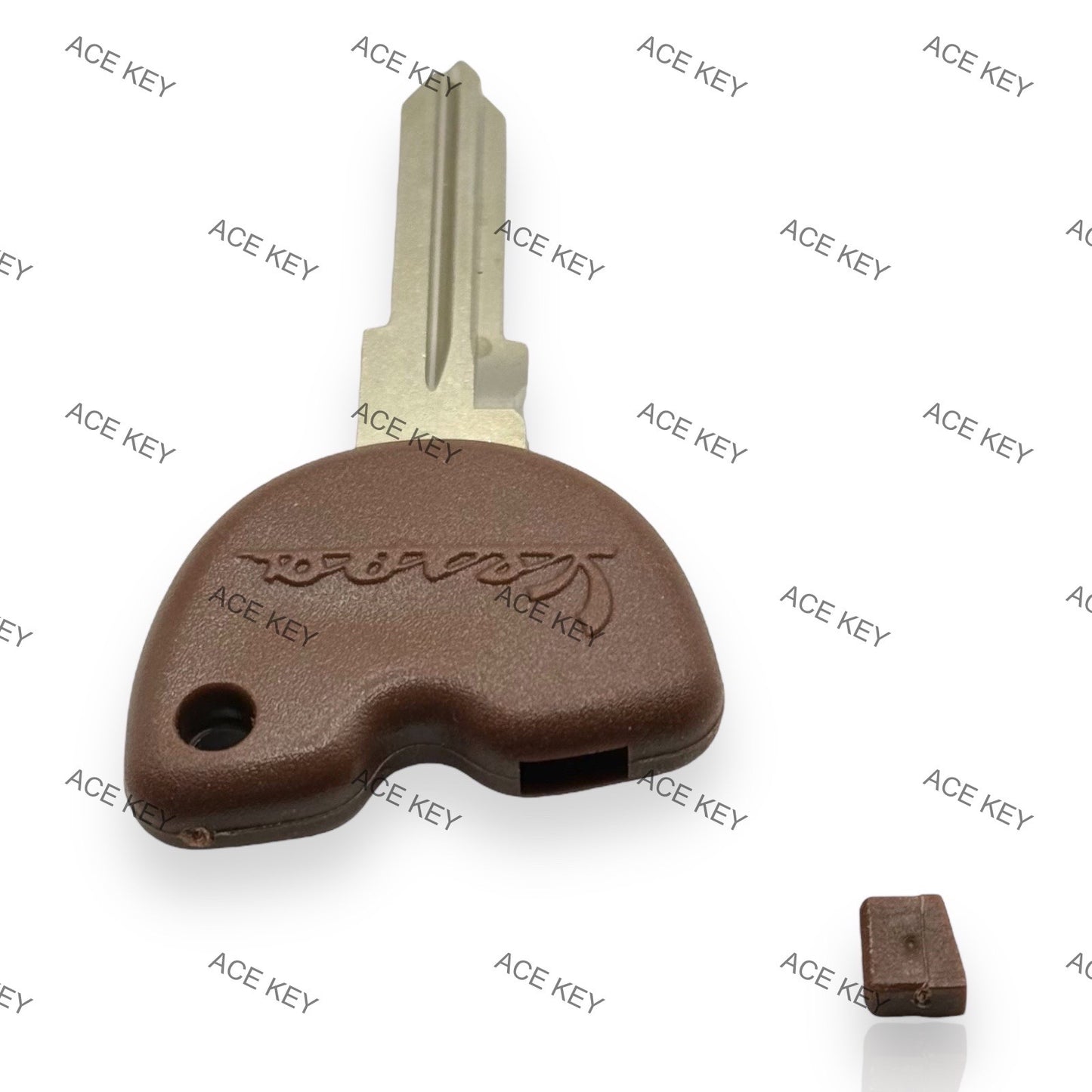 Vespa GTS GTV GT S 125 200 250 300 Uncut Brown Blank Key No CHIP