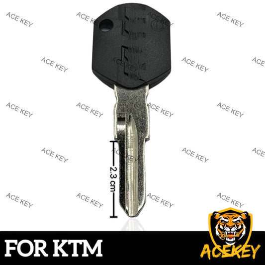 KTM DUKE 125 250 390 690 990 Motorcycle Black Blank Key No Chip