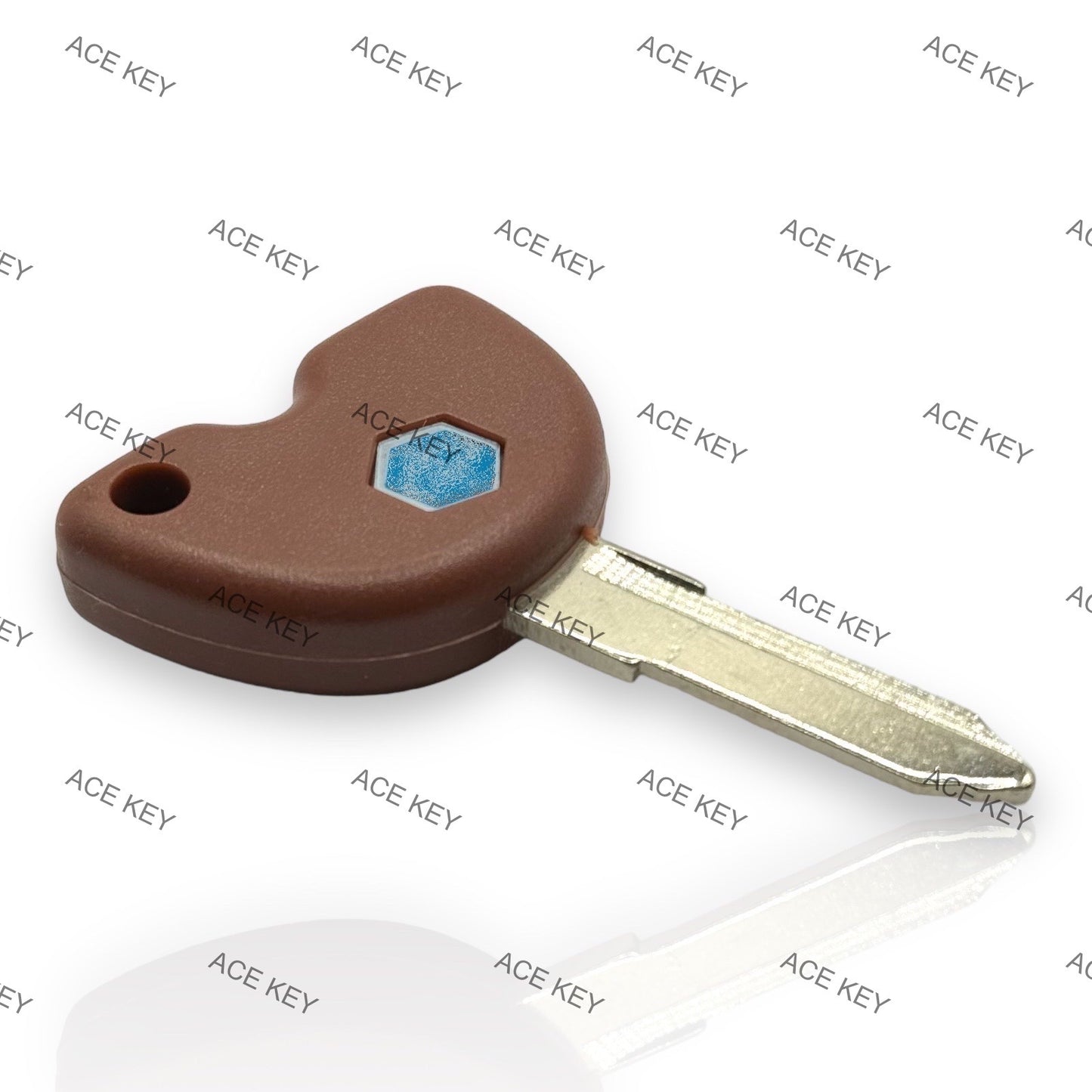 Transponder Key Vespa FLY Piaggio 125 150 Scooter Brown Uncut Blank Key No Chip