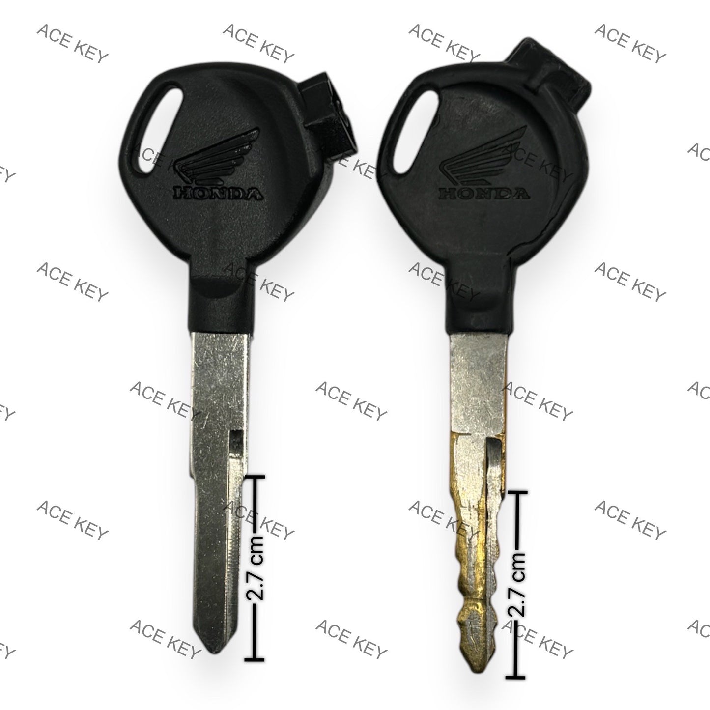 Fit Honda CB125E CB125 E Uncut Blank Key Replacement Right Slot