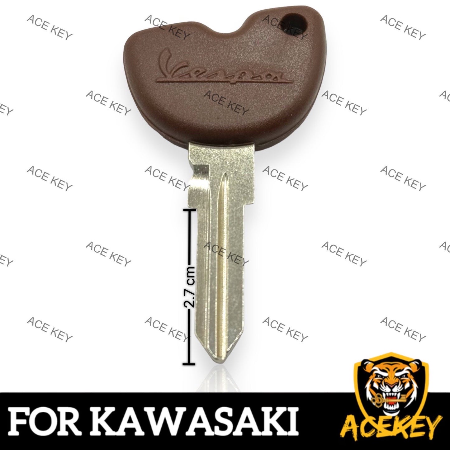 Vespa GTS GTV GT S 125 200 250 300 Uncut Brown Blank Key No CHIP