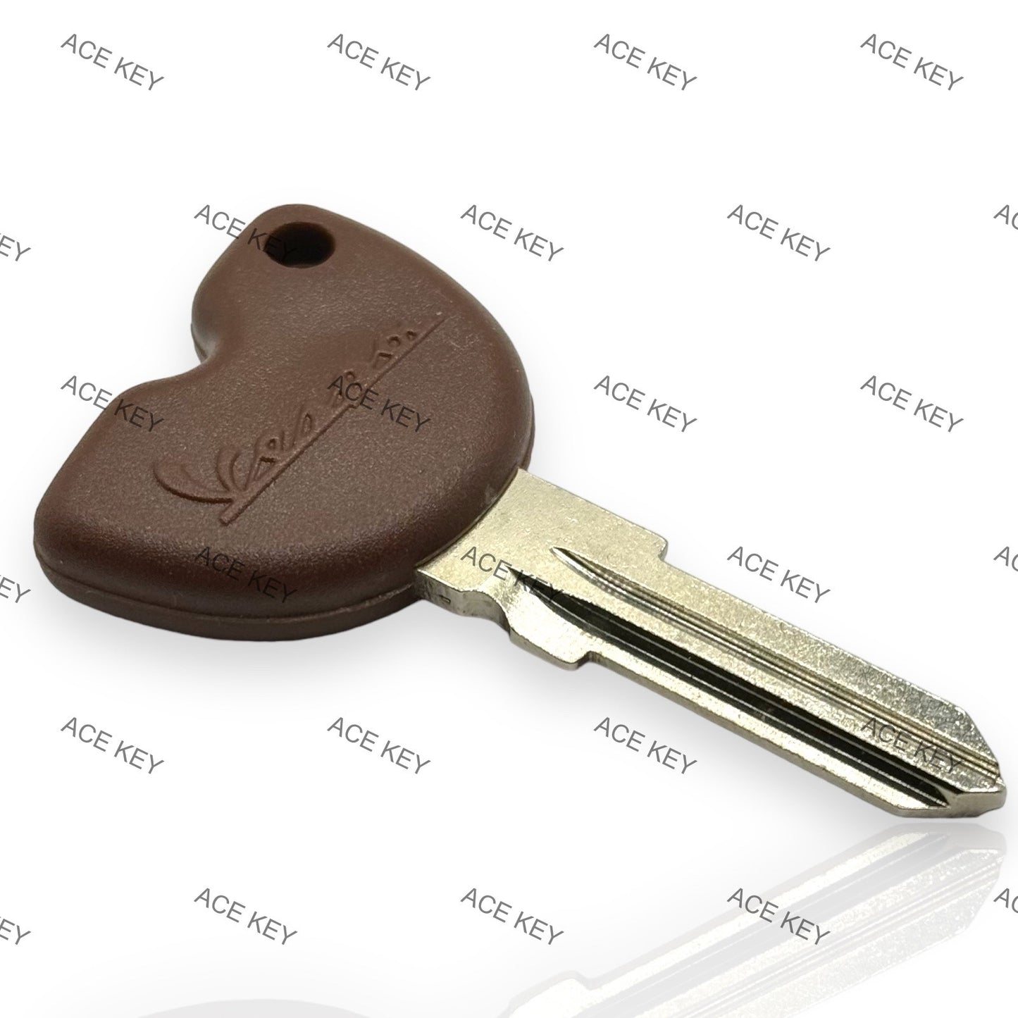 Transponder Key VESPA GTS, GTV, GT S 125, 200, 250 300 Uncut Brown