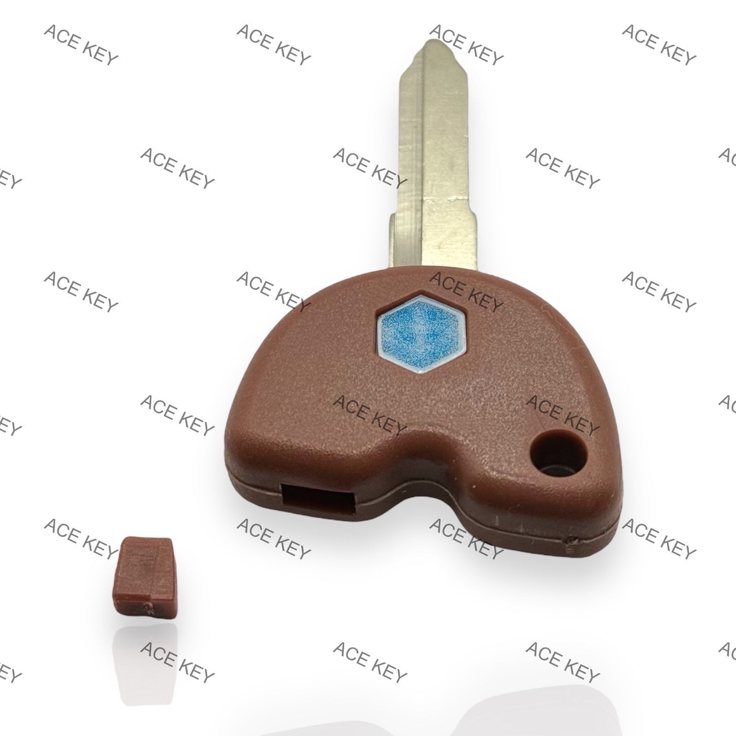 Transponder Key Vespa FLY Piaggio 125 150 Scooter Brown Uncut Blank Key No Chip