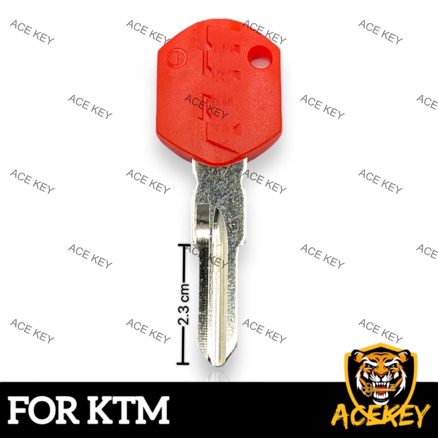 KTM DUKE 125 250 390 690 990 Motorcycle Red Blank Key No Chip