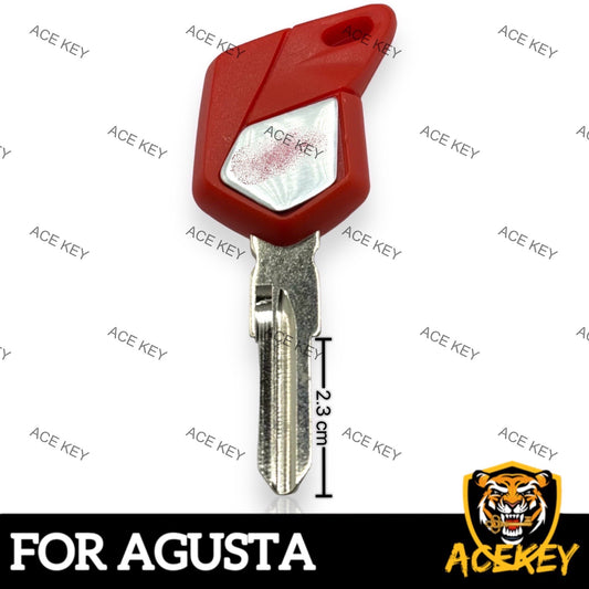 MV Agusta F3 675 800 Brutale 675 800 Rivale Stradale Uncut Red Blank Key